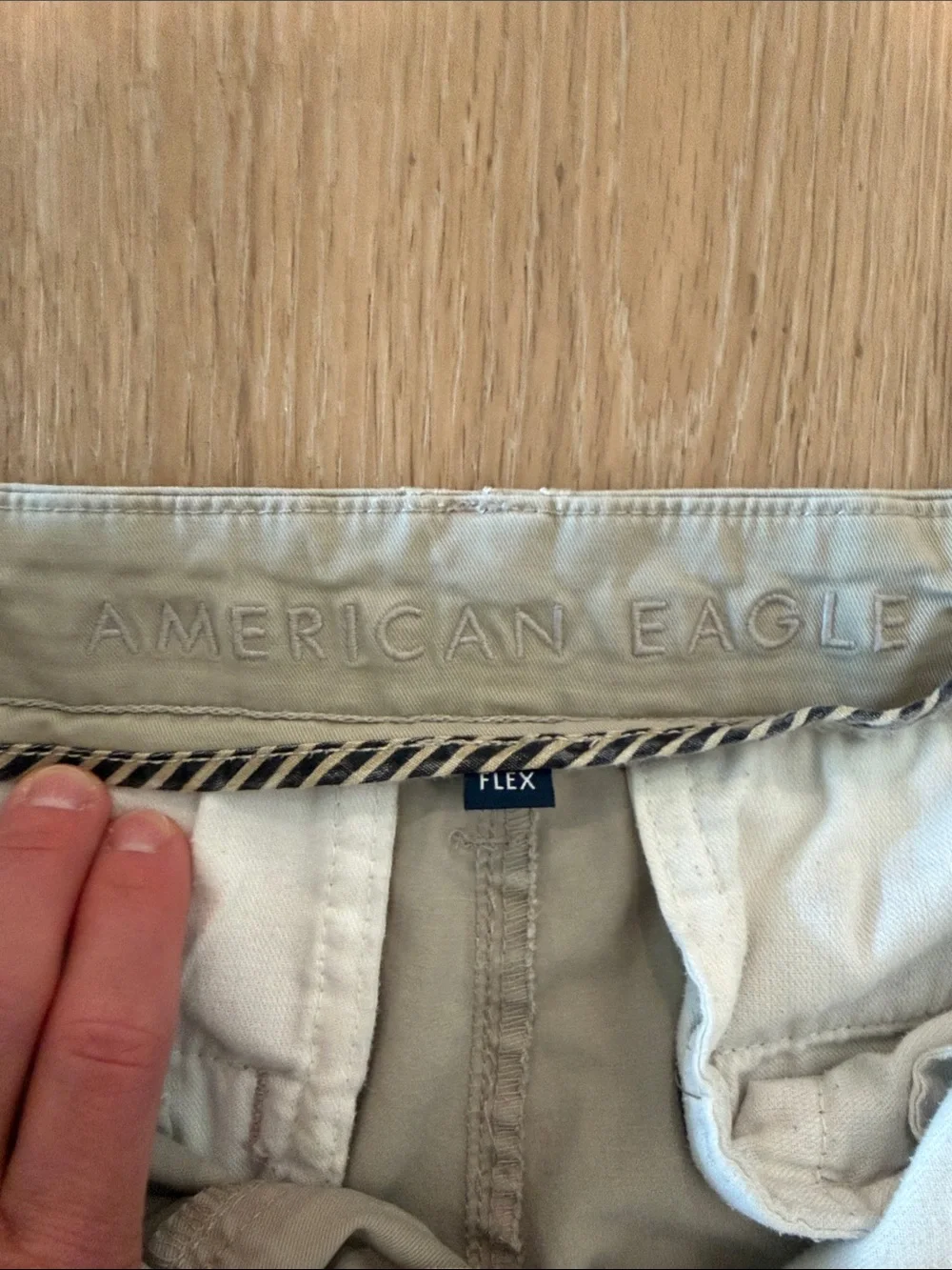 American Eagle Outfitters Men's Chino Pants in Light Khaki